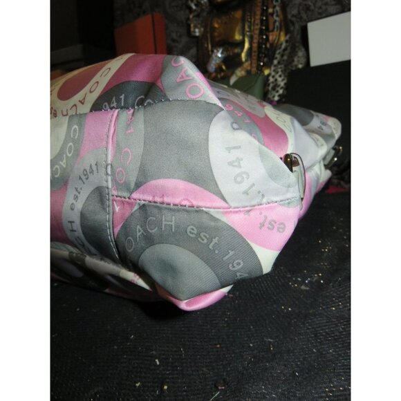 Coach Ashley Signature Snaphead Graphic Logo Carryall Satchel Crossbody 15504 - Picture 7 of 15